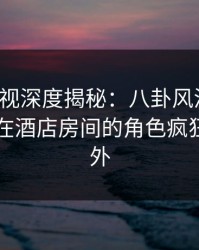 香蕉影视深度揭秘：八卦风波背后，当事人在酒店房间的角色疯狂令人意外